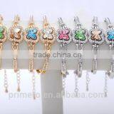 Austria Crystal Rhinestone Gold Charm Bracelets Elegant Butterfly Bangle For Women thumbnail-5