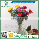 2016 Wholesale MulticolorLuxury Latex PU Artificial Flowers Honey Rose Real Touch Bouquet Wedding Bridal Decor Display Flower thumbnail-6