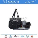 High Capacity 8 Pieces Diaper Tote Bag Set thumbnail-1