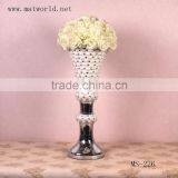 2016 Romatic Glass Fiber Vases Columns Wedding Decoration Flower Vase Decorative Wedding Pillars Wedding Decoration(MS-226) Supplier's Choice thumbnail-1