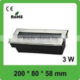 High Quality CE and ROHS AC 85v-265v 3W IP66 Led Underground Light , 3 Years Warranty thumbnail-1