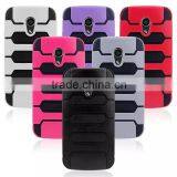Hybrid Armor Bumper Cover Case ( TPU + Hard PC) for MOTO G2 thumbnail-1