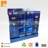 Custom Toothpaste Pallet Display Stand Paper Display Shelves Pop Pallet