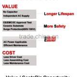 50w COB LED 220V AC Led Chip, 3040 50W Integrated Driver for Street Light, thumbnail-4