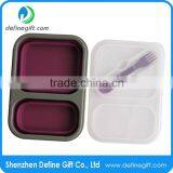 Eco Collapsible Lunch Box, Silicone Food Storage thumbnail-3
