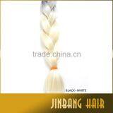 1B/Blonde Two Tone Ombre Braiding Hair Large Stock 100gram Ultra Braid Hair Extension thumbnail-4