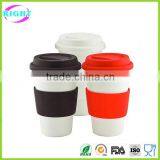 Eco-friendly Food Grade Silicon Coffee Cups With Lid thumbnail-5