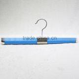 Wholesale Durable Blue Fancy Folding Sponge Clothes Hanger for Display thumbnail-1