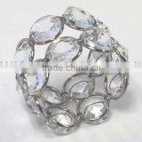 High Quality Wedding Table Decorative Crystal Napkin Rings thumbnail-1