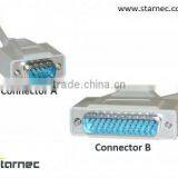DB9 Male to DB25 Male Serial Cable, 9C, UL Rated, Db9 Male Db25 Male Rs232 Serial Cable