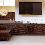 Environmental Friendly Timber Veneer Kitchen Cabinet thumbnail-1