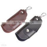 2014 Hight Quality Fashion Leather Custom Logo Car Key Holder