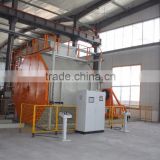 new model and technology double arms shuttle rotomolding machine