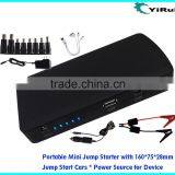 12000mAh 12v 3 in 1 USB Interface, Glare LED Flashlight, 8 Laptop Adapters Emergency Power Bank Usb