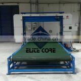 2015 ECMT-135 136 Automatic Horizontal Foam Cutting Machine With Conveyor or Belt and Vacuum System) Made in Elitecore Machine
