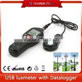 High quality 20000 data logging luxmeter for LED USB interface light meter TL-600