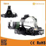 Super bright rechargeable 10 watt waterproof headlamp