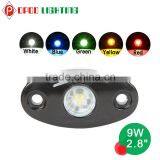 Waterproof White Red Blue Green Amber Led Rock Light