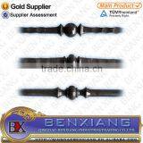 2014 China Producer Manufactucturer Factory Sand Hand Hammered Blasting Iron Wrought Iron Picket for Iron Gate Fence ,railings thumbnail-3