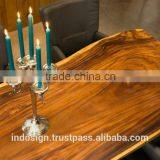 Exclusive Solid Wood Dining Tables, Suar-wood Tree Trunk Tables thumbnail-2