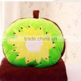 Lovely Cartoon Fruit Style 1x 1.7m Watermelon Strawberry Orange Children Plush 2 in 1 Set Folding Pillow Blanket