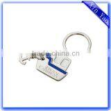 Good Quality Anchor Shaped Silver Nickel Enamel Keychain for Sale