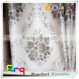 Jacquard Upholstery Poyester Curtain Fabrics White Backgound New Design Floral and European thumbnail-6