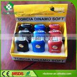 Cheap Price ABS 3 LED Hand Crank Emergency Dynamo Flashlight For Lighting thumbnail-6