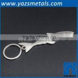 Metal Chrome Plating Shark Keychain Bottle Opener thumbnail-2