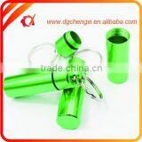 Practical Green Flat Bottom Waterproof Box With Split Ring/Essential Travel Containers/Uses For Pill Bottles thumbnail-4