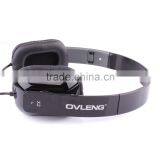 SUPER BASS 3.5MM PLUG STEREO HEADPHONES WITH CABLE MICROPHONE CONTROL thumbnail-2