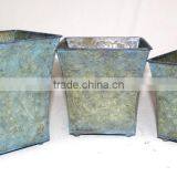 Hot New Planter for 2015 Indoor Square Metal Flower Planter & Flower Pots thumbnail-1