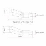 Hand Welding Stainless Steel Universal Flexible Motorcycle Exhaust Mufflers Pipe thumbnail-6