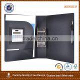 4 Post Binder Folder With Document Pocket and Calculator