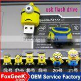 New Arrival Cartoon Character Usb Flash Drive1GB/2GB/4GB/8GB/16GB/32GB/64GB Gift Usb Flash in Cheap Price