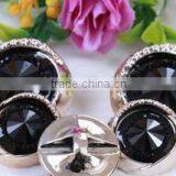 Factory Wholesale Craft Flower Rhinestone Buttons