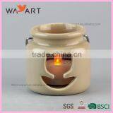 Decorative Grey Ceramic Candle Container For Promotion thumbnail-2