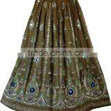 Wholesale Prize Rayon Silk Handmade Vintage Indian Skirts thumbnail-2