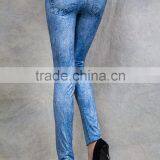 Provide Copyright Images Cheapest Price Jean Printed Wholesale Colored Jeggings in 2014 thumbnail-3