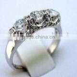 Silver Ring Wholesale Price Best Quality QCR020 thumbnail-1