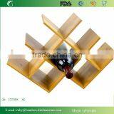 DT008/ Perfect for a Classy Gift Bamboo Wooden Wine Bottle Rack Table Standing Top Storage thumbnail-3