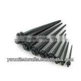 Single Black Ear Taper Stretcher Expander Gauge Plug thumbnail-1