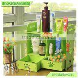 Wood Plastic Composite Carving Bathroom Cosmetics Box