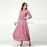New Muslim Dress Fashion Jacquard Sleeve Chiffon Dubai Abaya Islamic Clothing thumbnail-2
