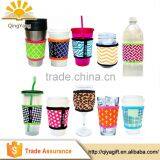 New Design Reusable Neoprene Cup Sleeve Neoprene Tube Sleeving Paper Cup Sleeve