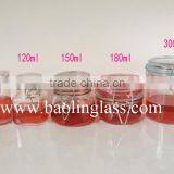 Spice clip top glass jar