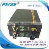 Hd/ Sd/ 3g Sdi to Fiber Optical Converter 1080p With RS485 10km thumbnail-1