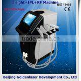 Painless Www.golden-laser.org/2013 New Style E-light+IPL+RF Machine Body Acne Removal Slimming Lipolaser With 8 Pads Beauty Equipment thumbnail-1