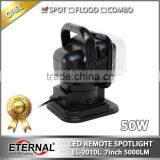 50W High Power Wireless Remote Spotlight Search Lamp for Marine Boat 4x4 Off-road Truck Emergency Vehicles thumbnail-3