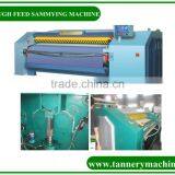 Cow Cattle Buffalo 3 Roller Continues Through Feed Leather Sammying Machine thumbnail-4